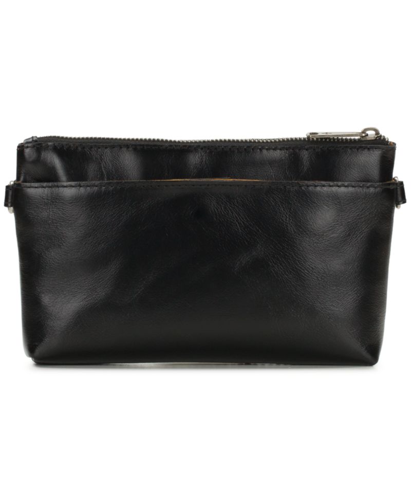 Mignon Small Leather Wristlet Crossbody Handbag