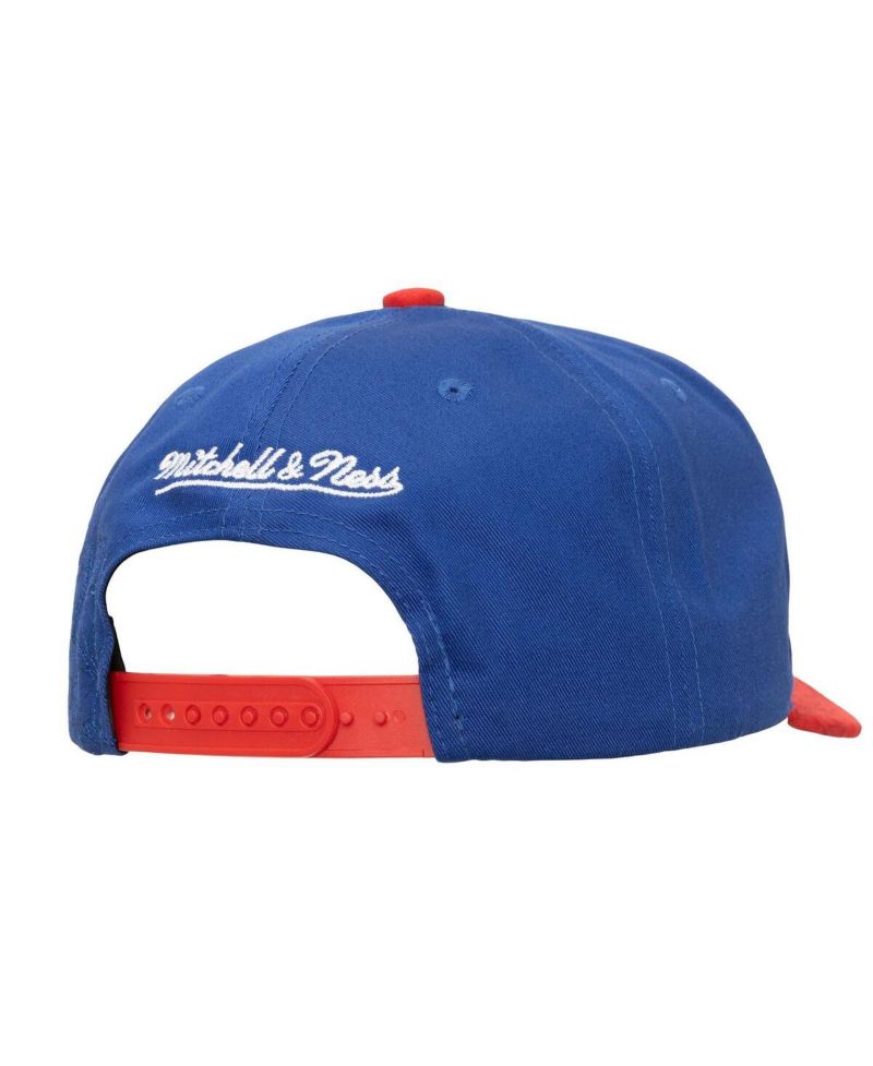 Men's Blue/Red Philadelphia 76ers May Flowers Adjustable Hat