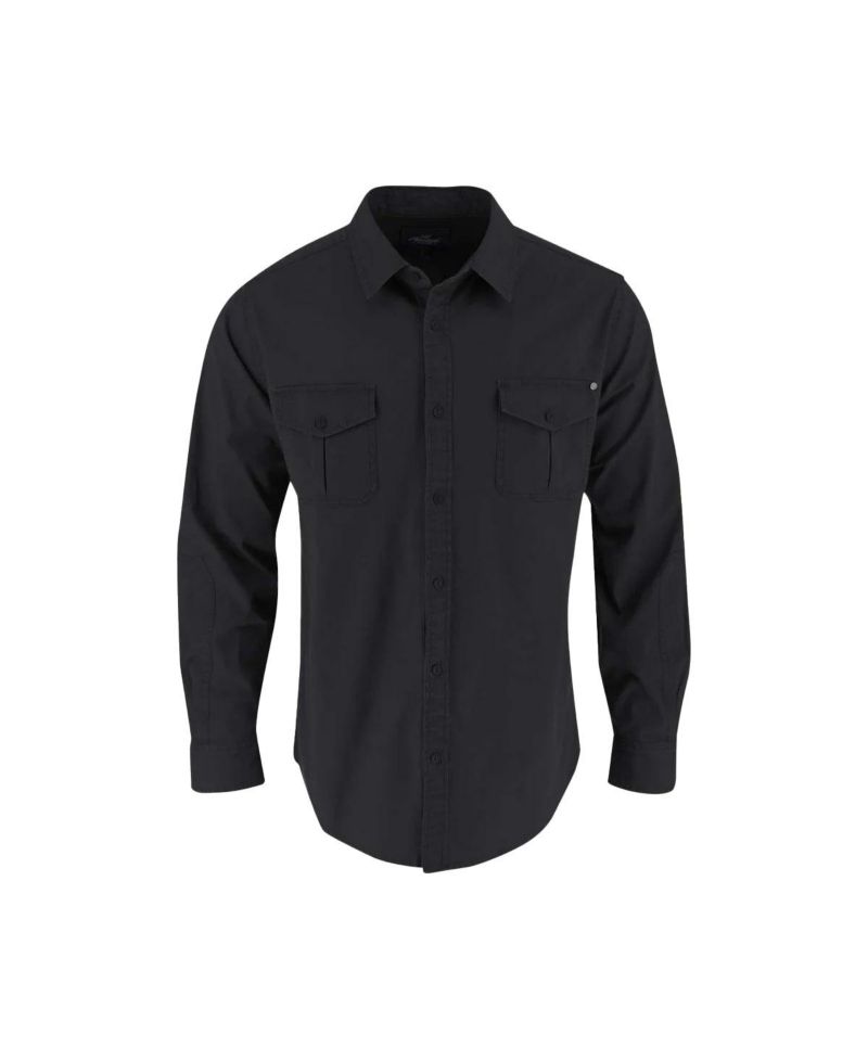 Men's Utility Stretch Shop Long Sleeve Button Down Shirt