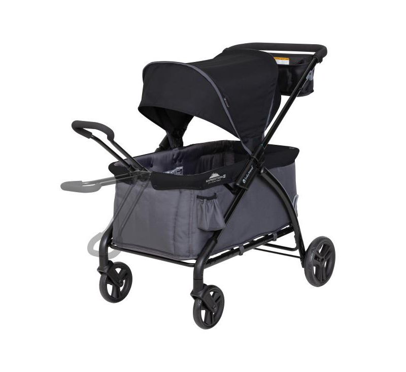 Kids Trend Tour LTE 2-in-1 Stroller Wagon - - Gravity Black