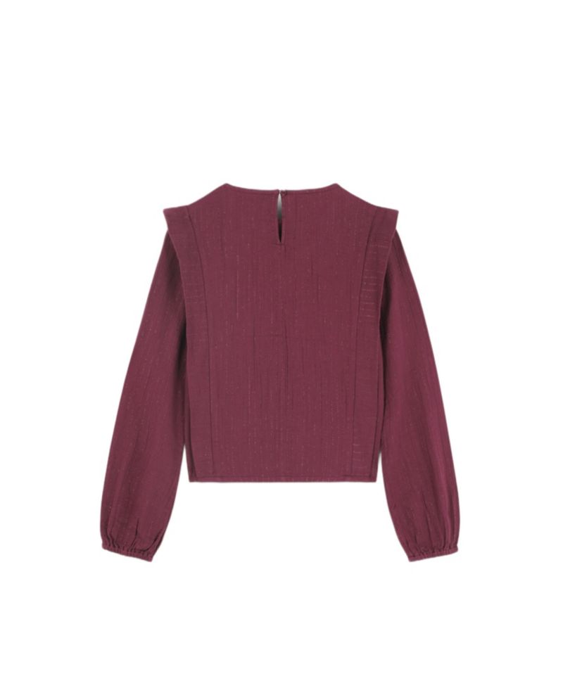 Little Girls Stripeslurexblouse