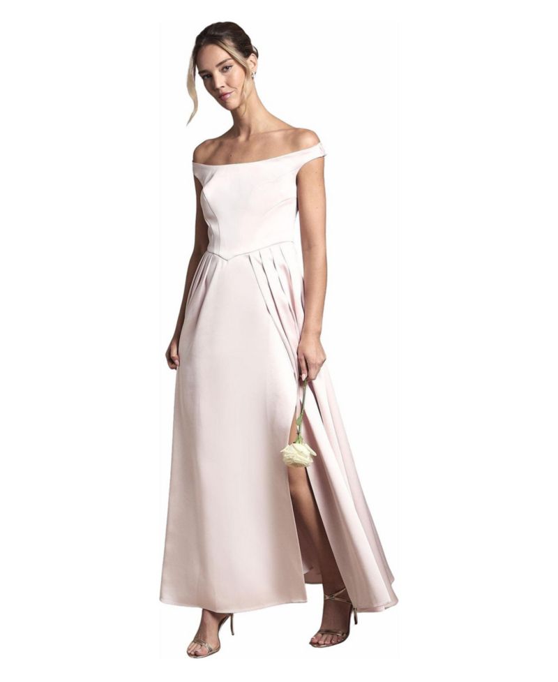 Women's Bandeau Off-Shoulder Maxi Dress