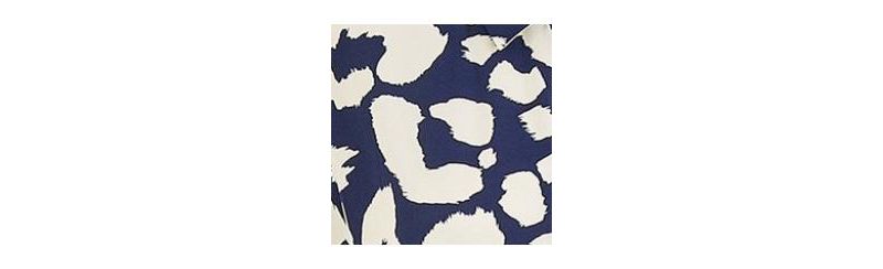Women's Abstract Animal Print Relaxed Midi Dress