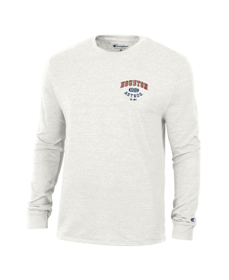 Men's Houston Astros Winning Tradition Long-Sleeve Classic-Fit Tri-Blend Graphic T-Shirt