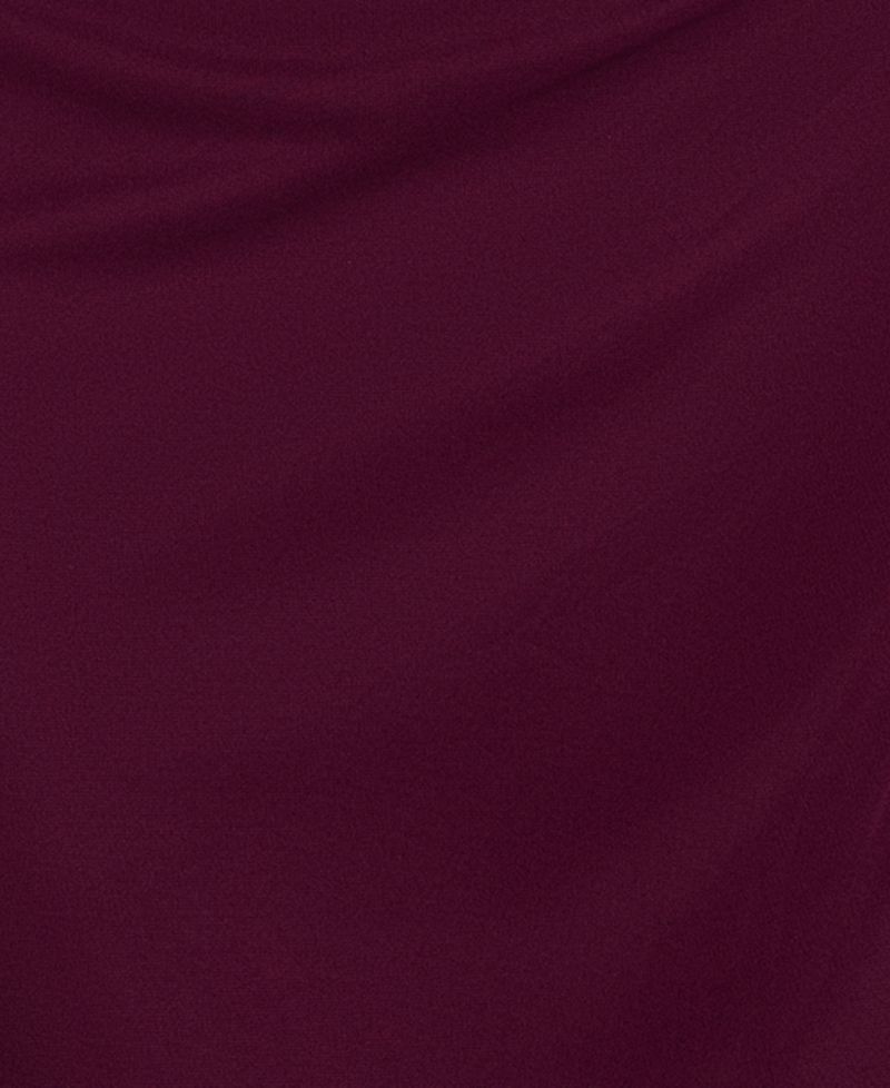 Women's Ruffle Side Cowl Neck Ball Gown