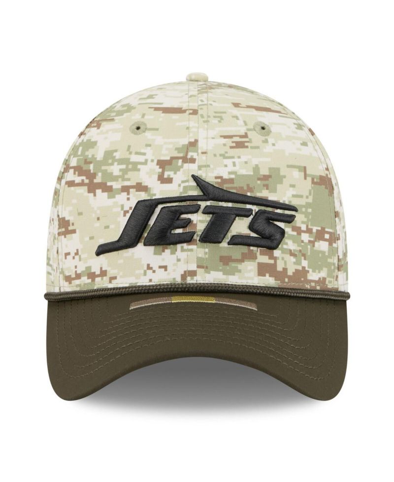 Men's Camo New York Jets 2025 Salute to Service 39THIRTY Flex Hat