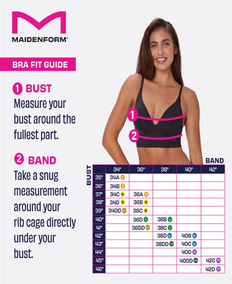 Women's Pure Comfort Lace & Mesh Longline Wireless Bralette DM1188