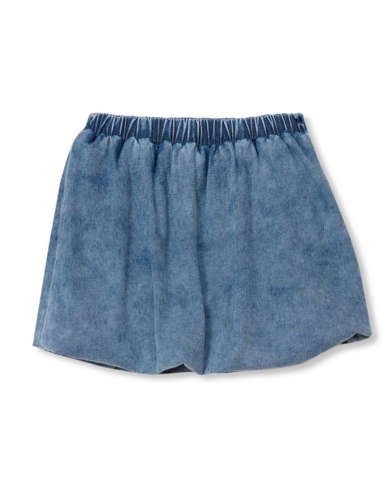 Girls Denim Bubble Skort
