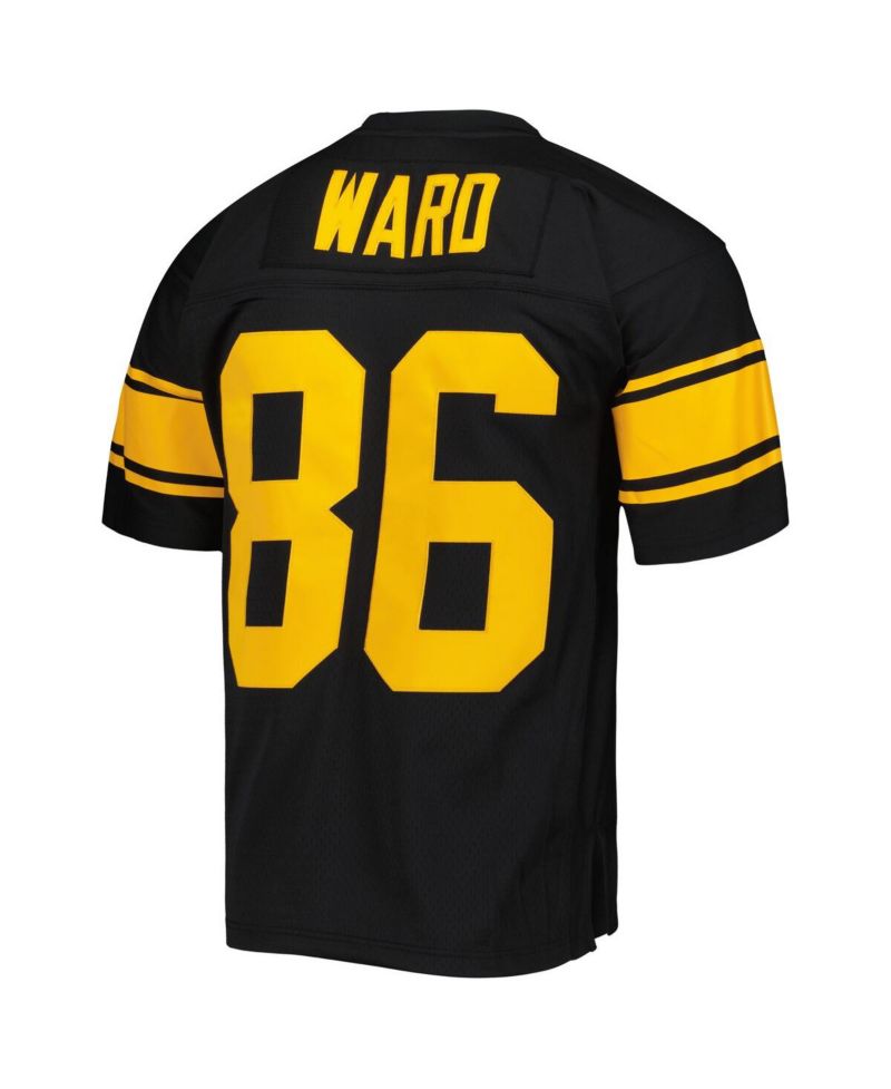 Men's Hines Ward Black Pittsburgh Steelers Alternate 2008 Legacy Replica Jersey