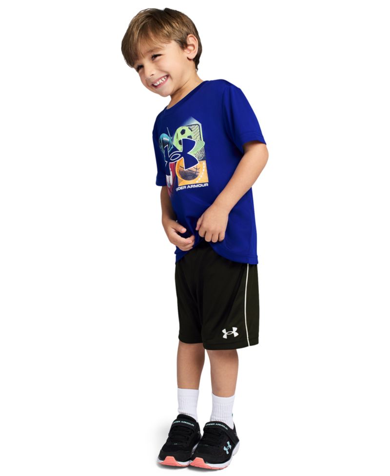 Boys' 2T-7 Tech 4 Baller T-Shirt and Shorts, 2-Piece Set