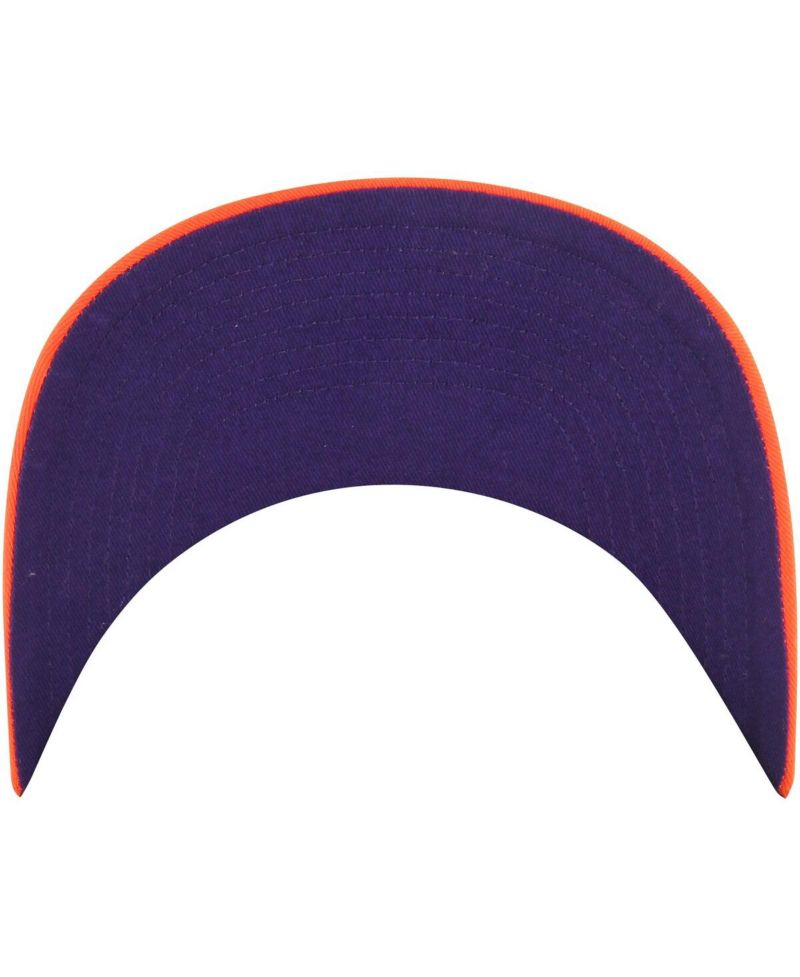 Men's Orange Clemson Tigers Straight Eight Adjustable Trucker Hat