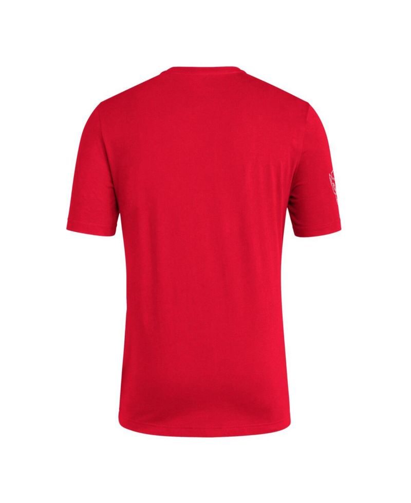Men's Red NC State Wolfpack Fresh Wordmark T-Shirt