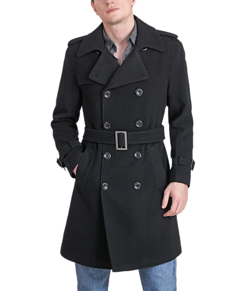 Men's Jake Wool Blend Trench Coat