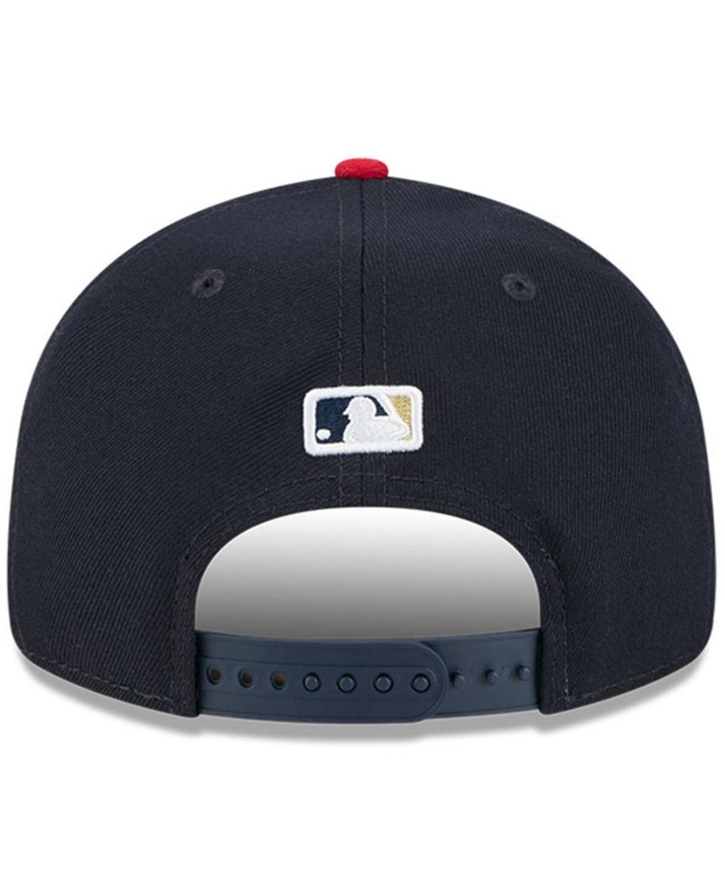 Men's Navy/Red Washington Nationals Baseball Hall of Fame Retro Crown 9FIFTY Adjustable Hat