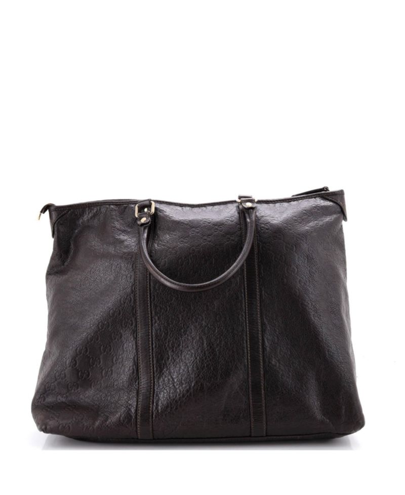 Medium Joy Zip Top Tote Guccissima Leather