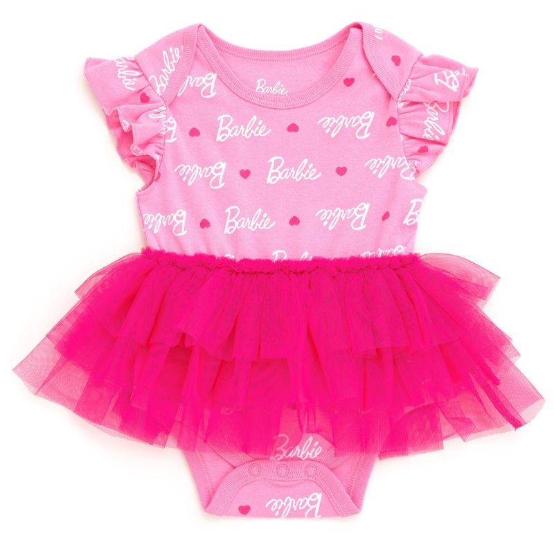 Baby Girls Bodysuit Tutu Dress