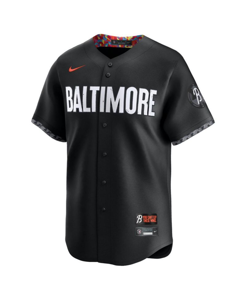 Men's Black Baltimore Orioles City Connect Limited Jersey