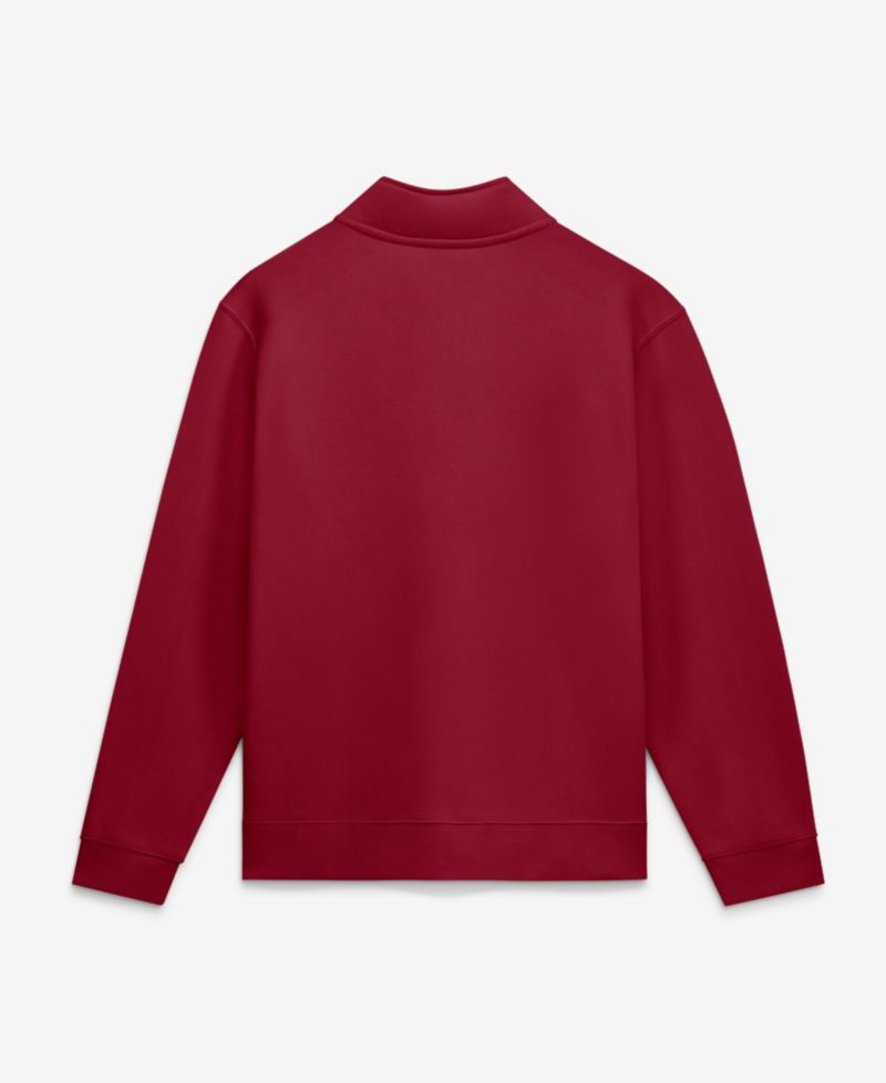 Men's Crimson Alabama Crimson Tide Primetime Club Fleece Half-Zip Pullover Sweatshirt