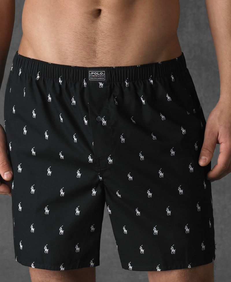 Men's Allover Pony Woven Boxers