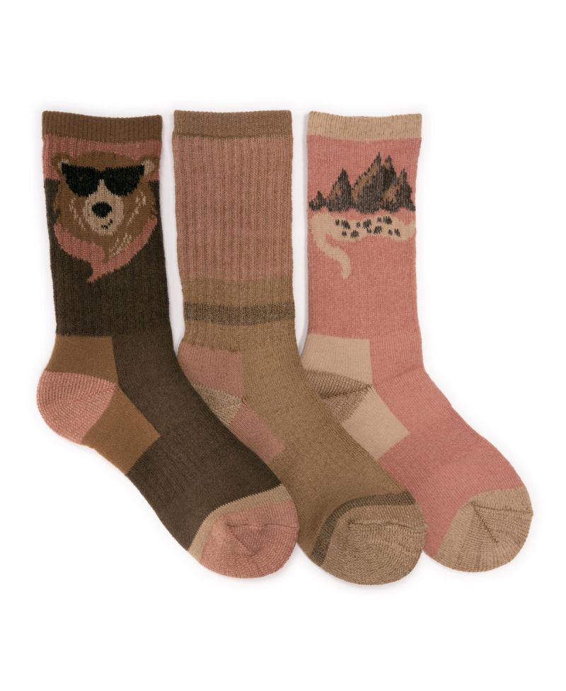Women's Hiking Heat Retainer Crew Sock 3 Pack