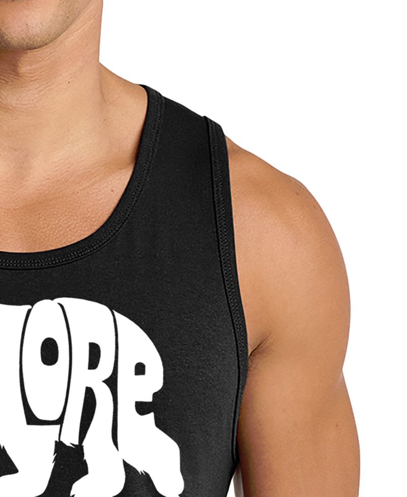 Men's Explore Word Art Graphic Tank Top