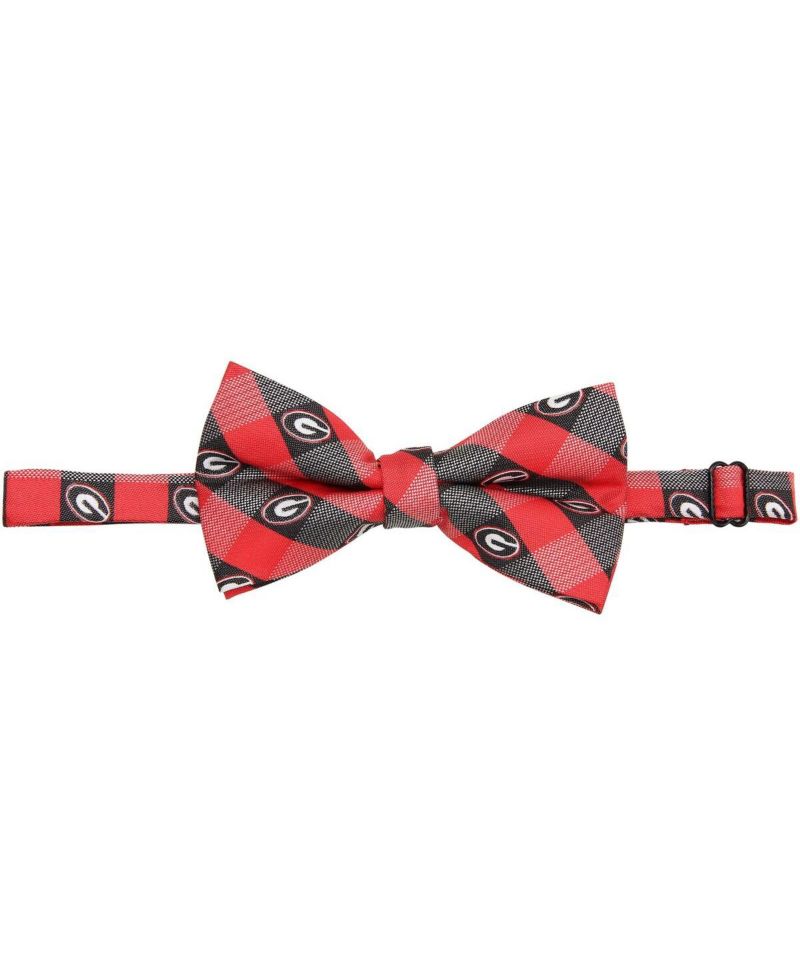 Georgia Bulldogs Check Bow Tie