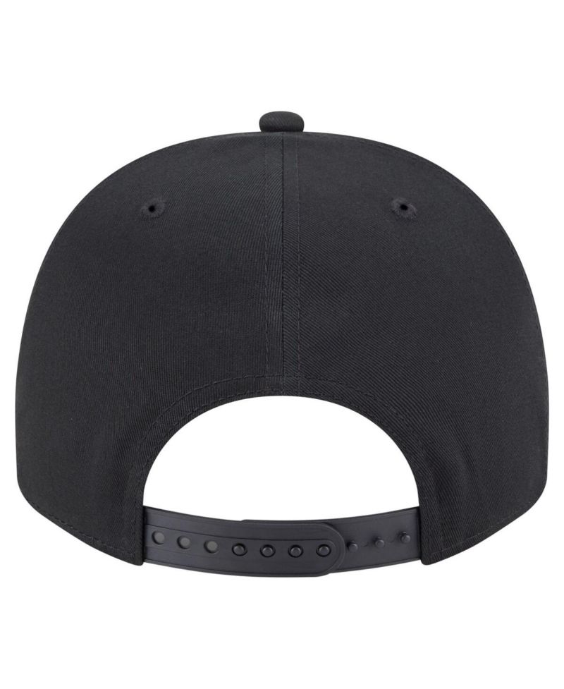 Men's Black San Francisco Giants Chainstitch 9FIFTY A-Frame Snapback Hat