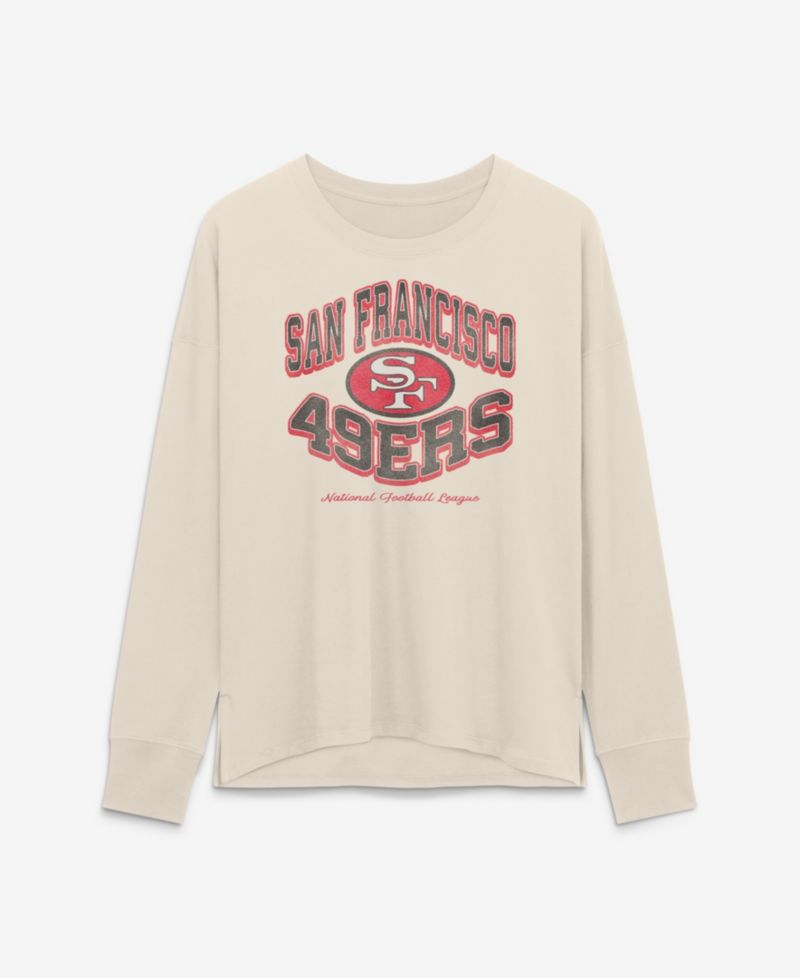 Women's Cream San Francisco 49ers Heritage Legacy Long Sleeve T-Shirt