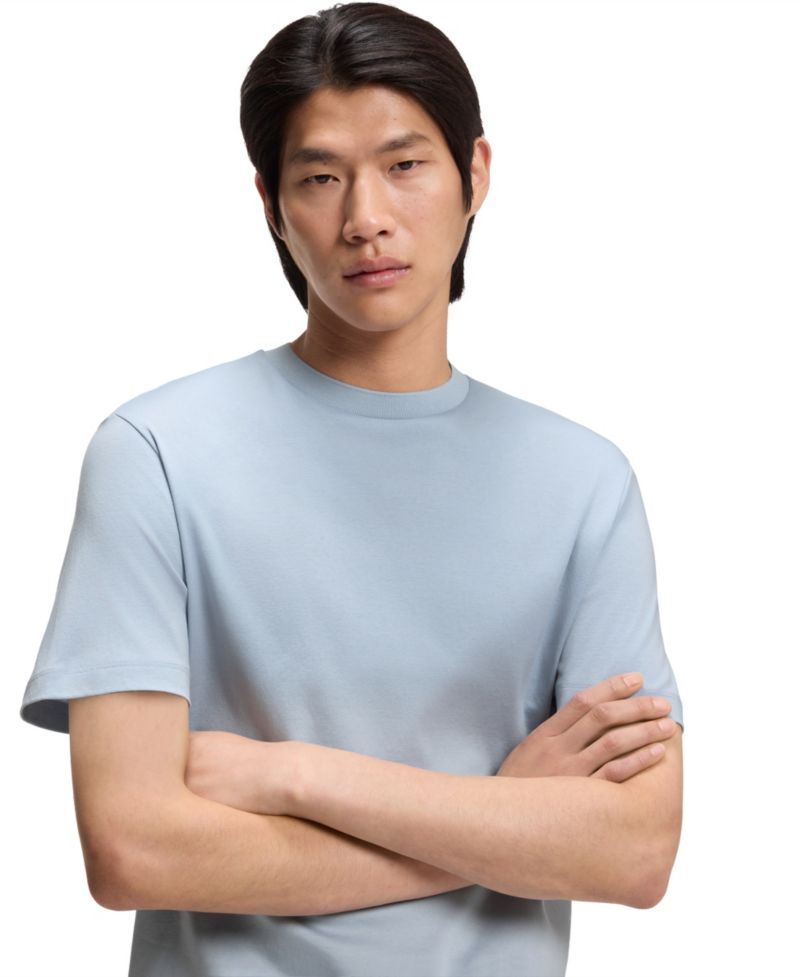 Men's Regular-Fit Mercerized-Cotton T-Shirt