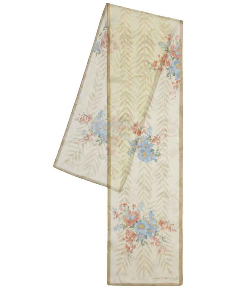 Floral Oblong Scarf