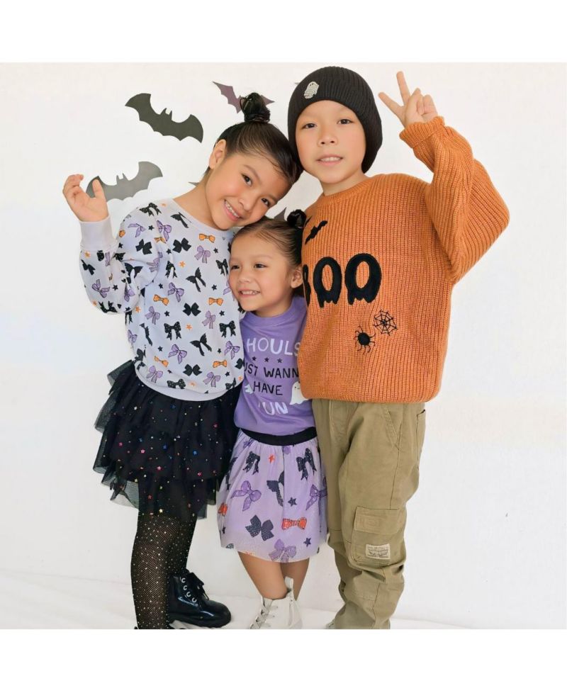 Little and Big Girls Ghouls Just Wanna Have Fun Halloween Short Sleeve T-Shirt