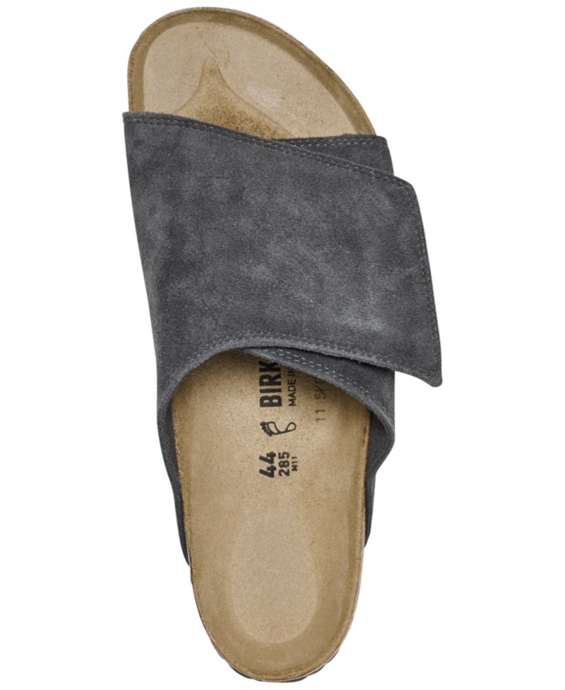 Men's Solana Suede Leather Slide Sandals from Finish Line