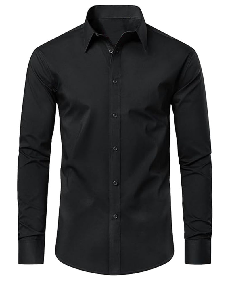 Men's Long Sleeve Classic Dress Shirt