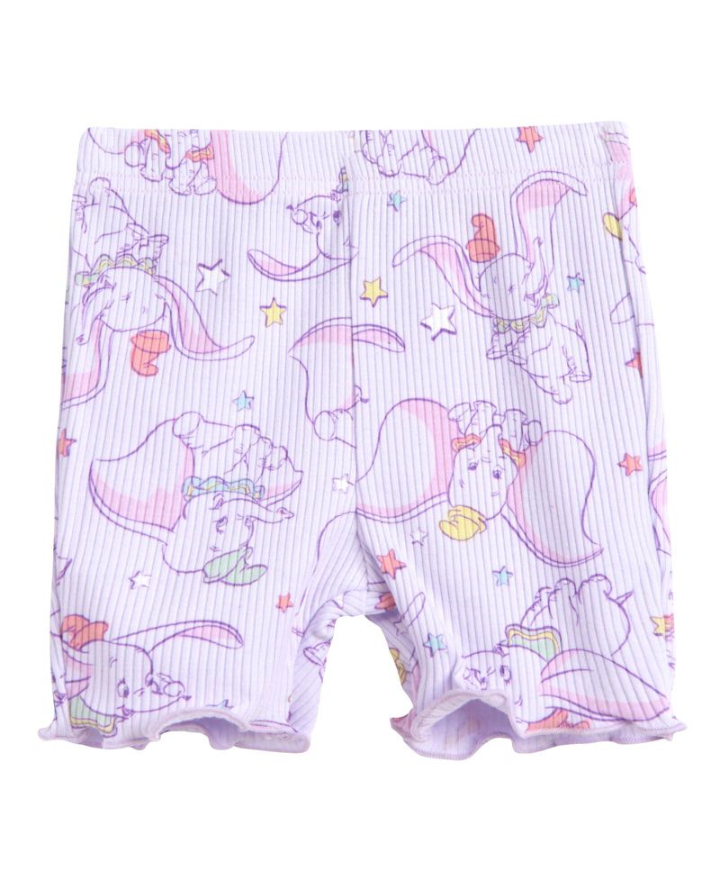 Baby Girls Disney Winnie the Pooh Minnie Mouse Lilo & Stitch Peplum T-Shirt and Bike Shorts Outfit Set Newborn to