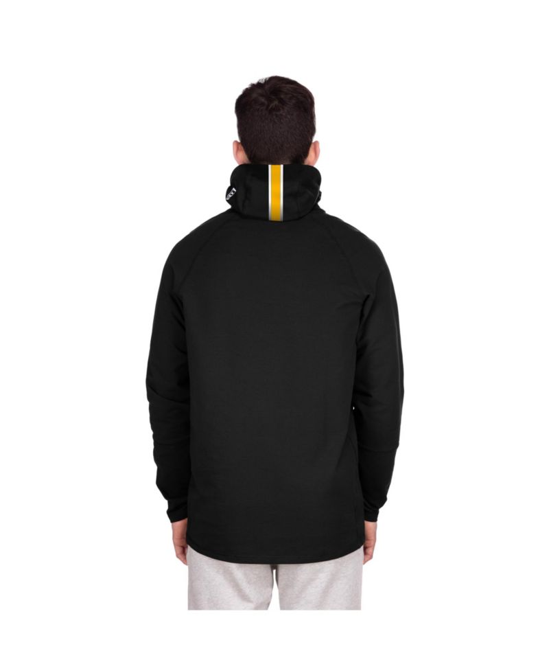Men's Black Washington Commanders Functional Fandom Balaclava Helmet Stripe Tri-Blend Hoodie