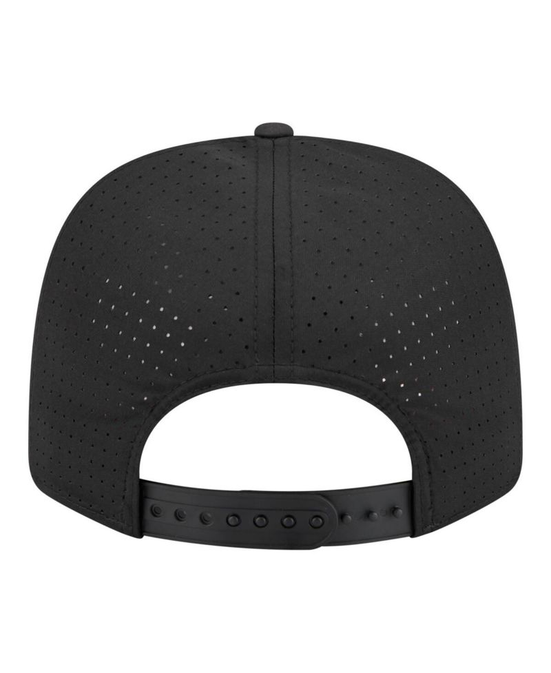 Men's Black Houston Astros Circle 9SEVENTY Adjustable Hat