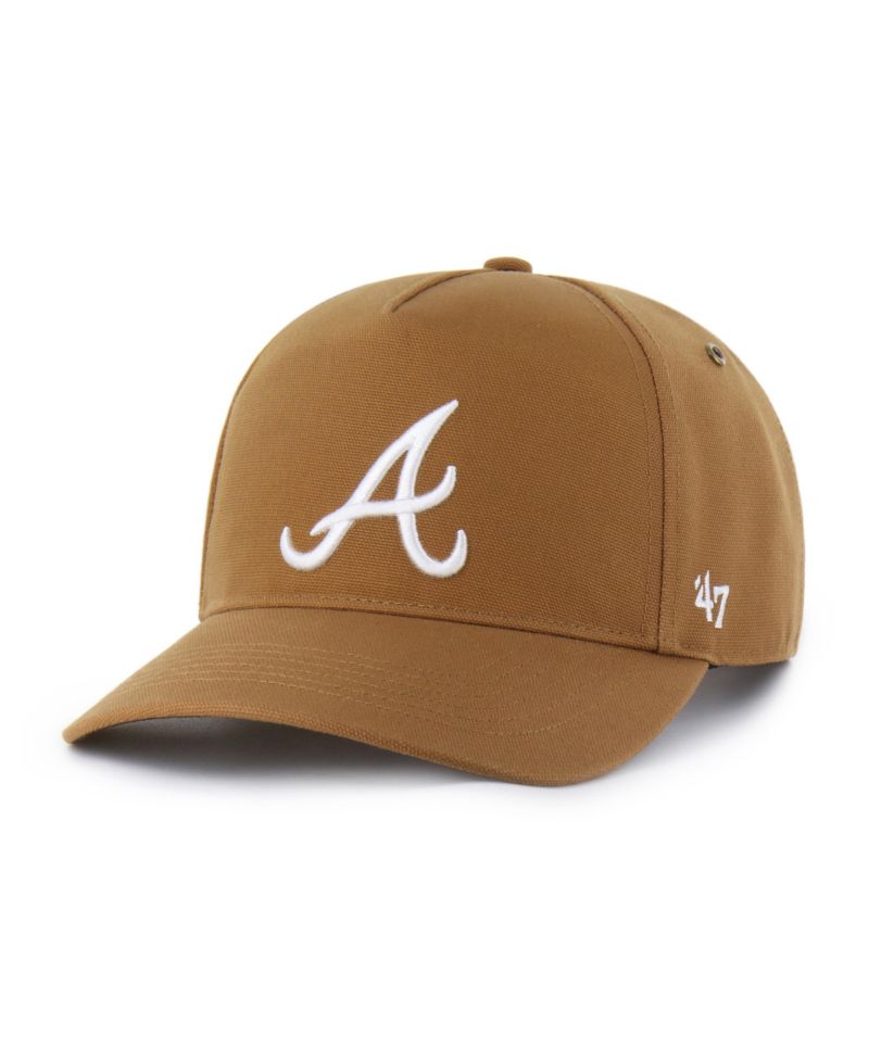 Carhartt X Men's Brown Atlanta Braves Hitch Adjustable Hat