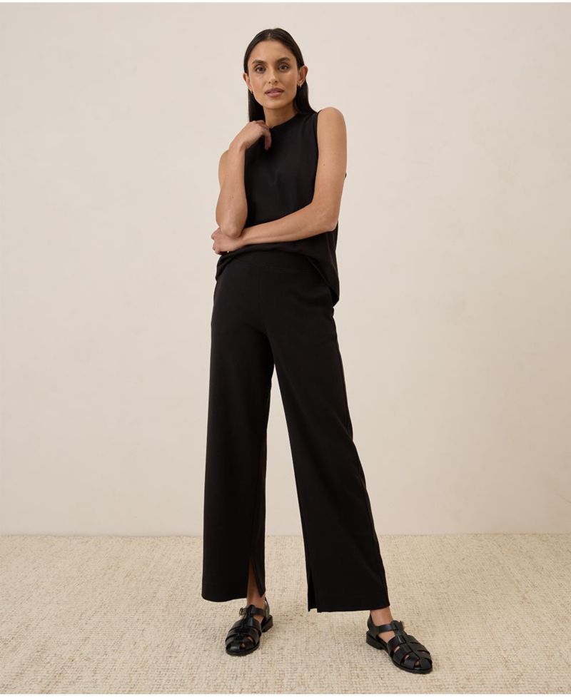 Women's Organic Cotton Airplane Wide Leg Pant - 26" Inseam
