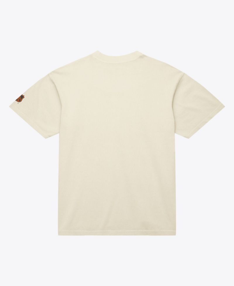 Men's Cream Detroit Red Wings Core Logo T-Shirt