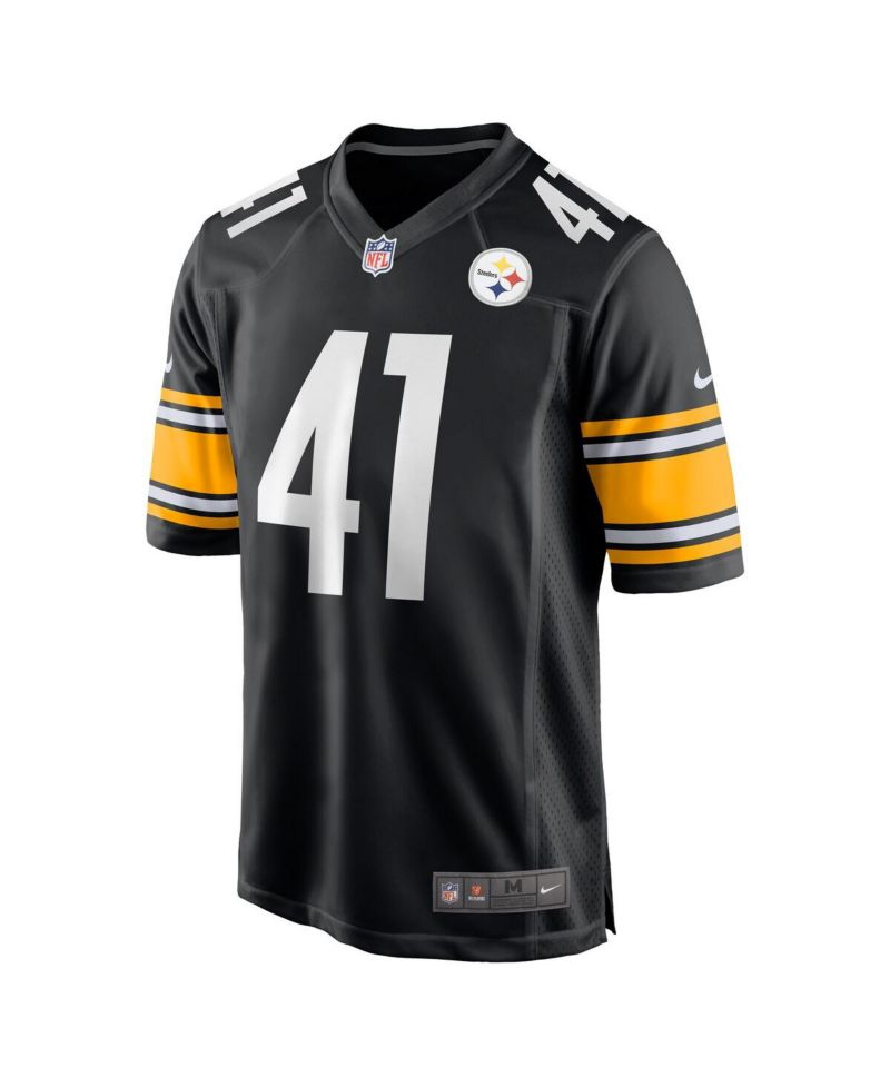 Men's Payton Wilson Black Pittsburgh Steelers Game Jersey
