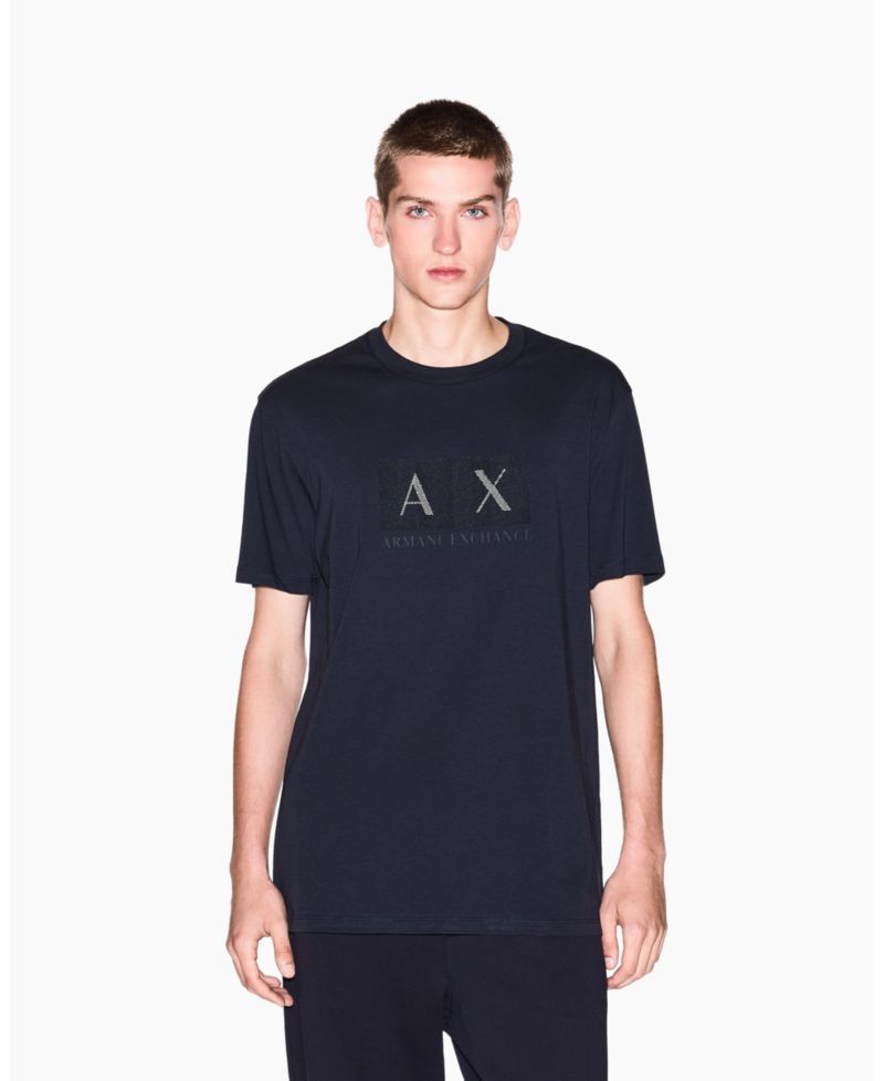 Men's Textured Grid Box T-Shirt