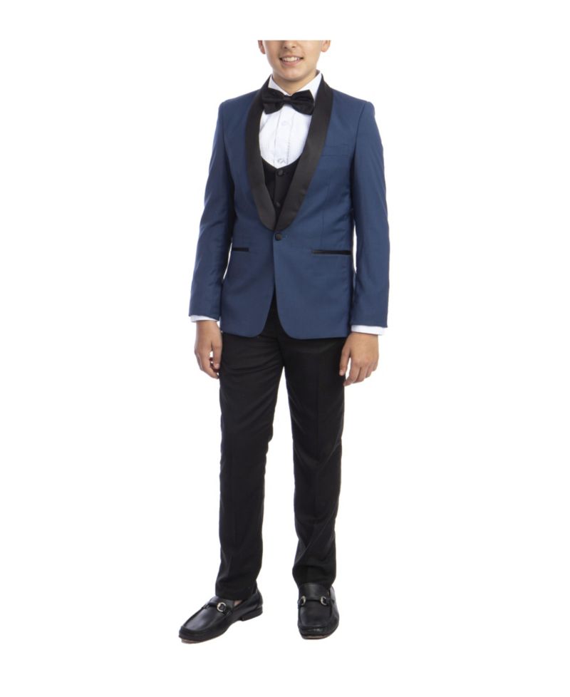 Big Boy's 5-Piece Slim Fit Shawl Tuxedo Set