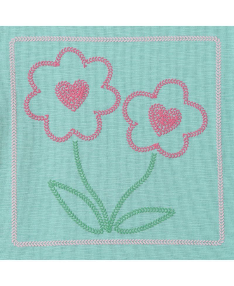 Toddler Girls 2T- 6X Sparkle Bloom Emroidered Tee