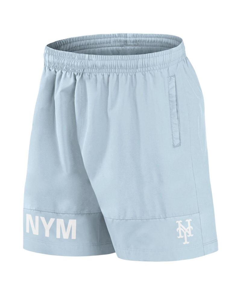 Men's Light Blue New York Mets Elements Swim Shorts