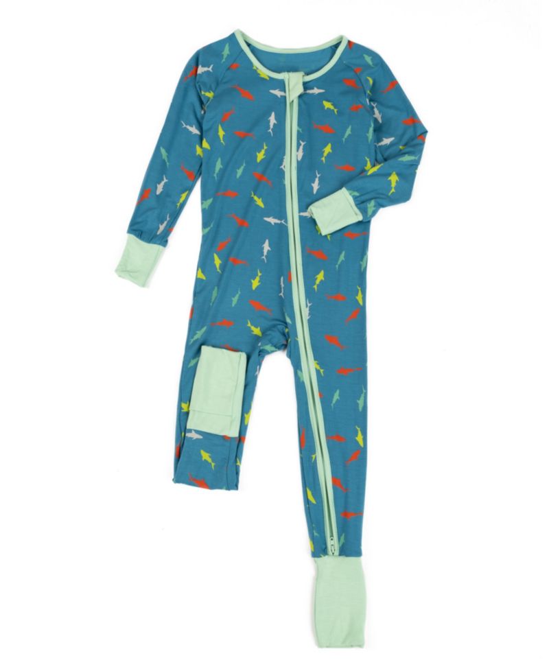 Baby Matching Family One-Piece Cooling Bamboo Viscose Footed Pajamas
