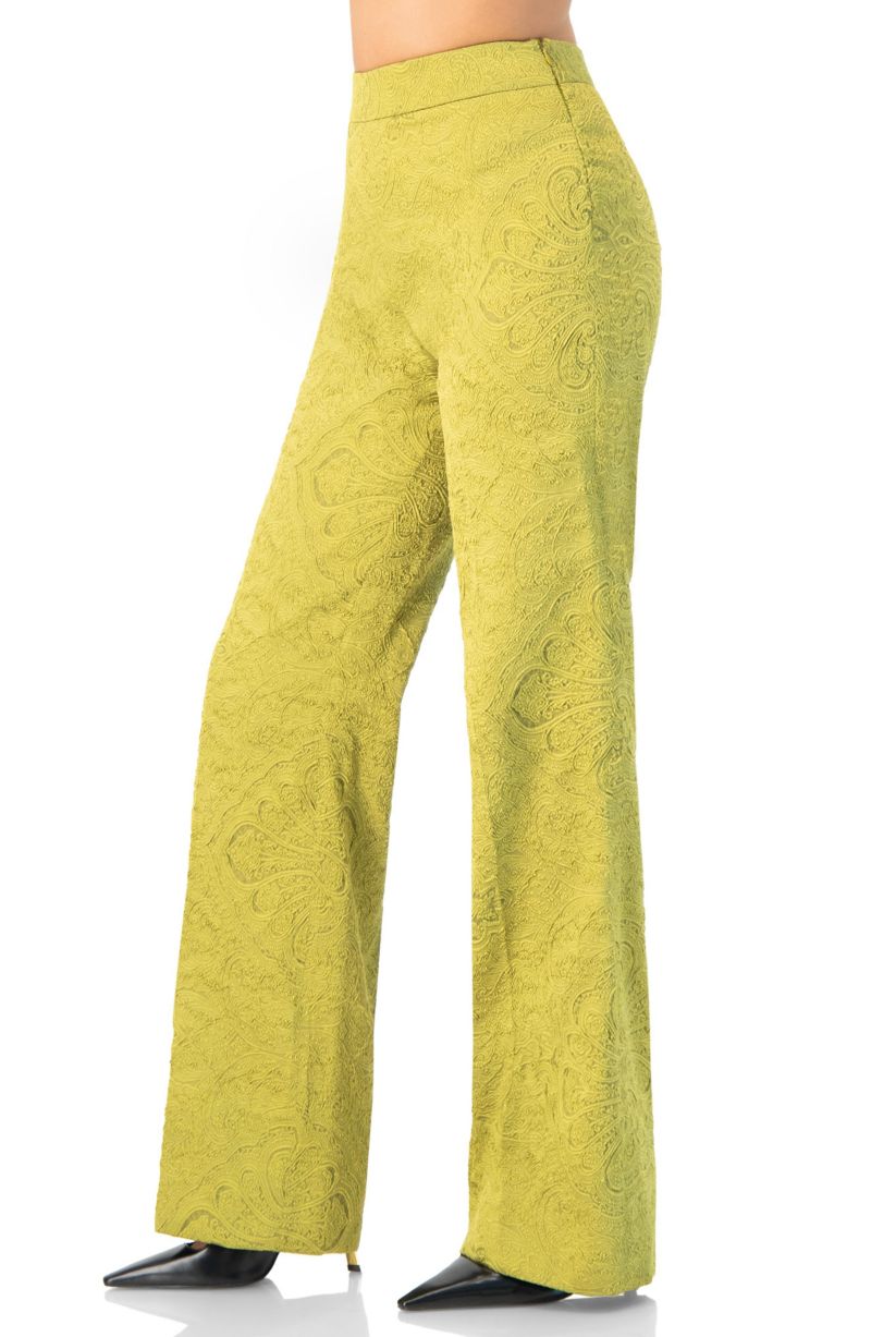 Women's Wide-Leg Straight Trousers with Wide Hem