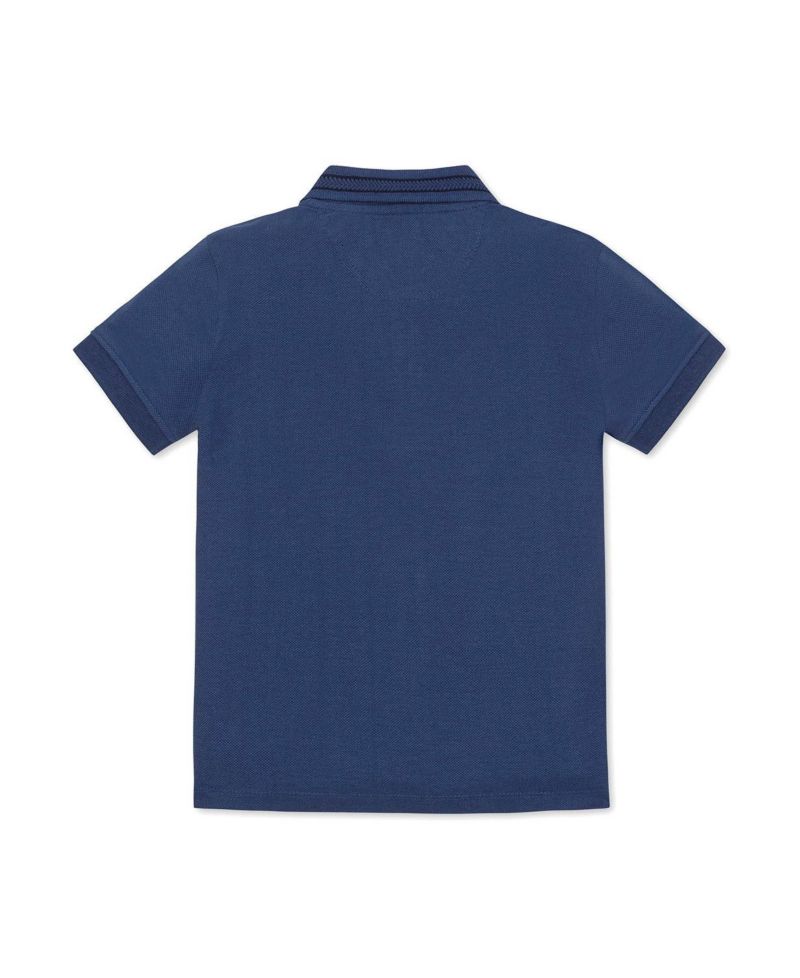 Hope and Henry Little and Big Boys' Organic Short Sleeve Knit Pique Polo Shirt