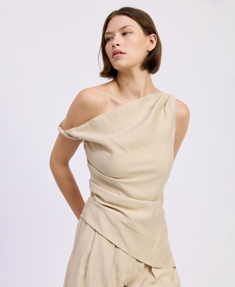 Women's One-Shoulder Asymmetric Selma Top