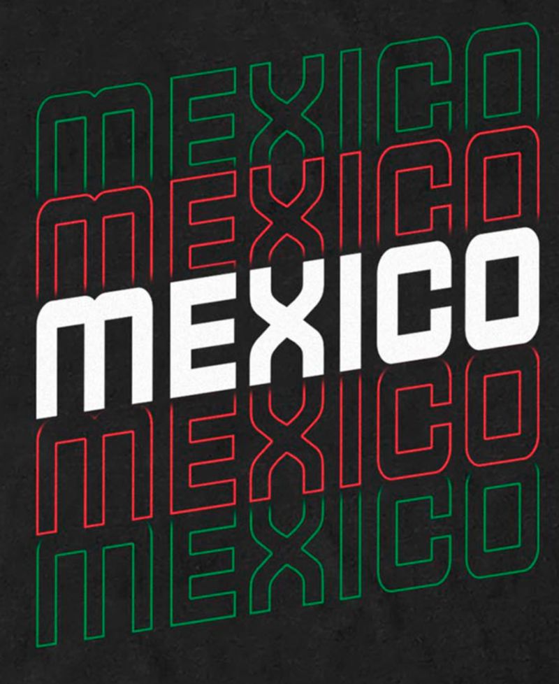 Men's Mexico Stack Graphic T-Shirt
