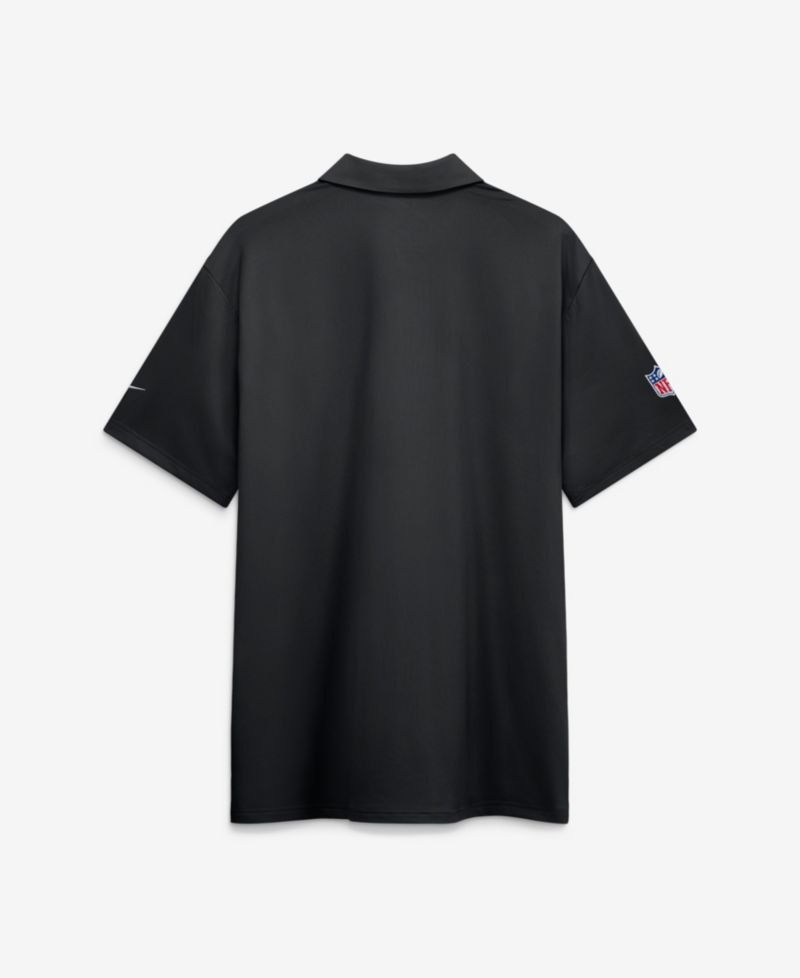 Men's Black Minnesota Vikings Sideline Powerful Blocking Dri-FIT Tour Polo Shirt